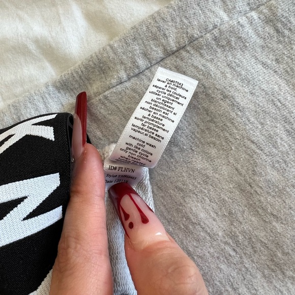 DKNY light grey cuffed sweatpants - Picture 5 of 6